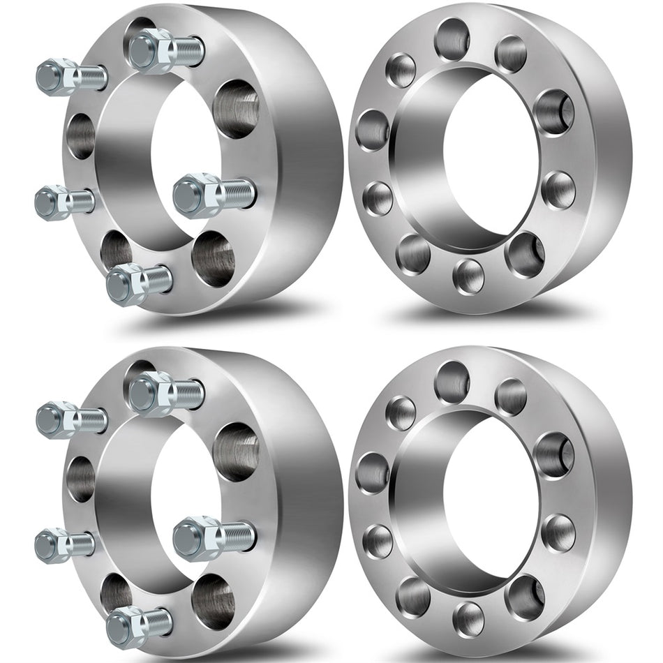 4Pcs 2 inch 5x4.5 5Lugs Wheel Spacers Adapters For 07-14 Ford Edge 06-07 Ford Freestar