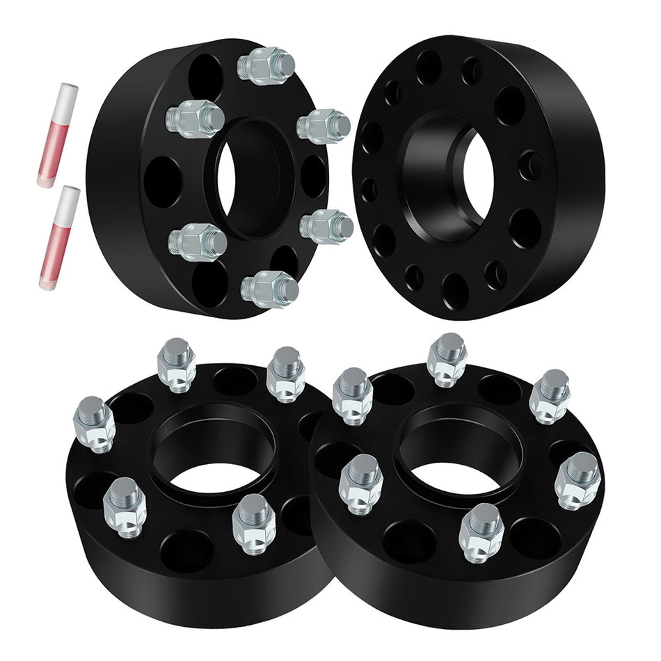 4Pcs 2 inch 50mm 6x5.5 Hubcentric Wheel Spacers For 03-14 Chevrolet Express 1500 01-21 Chevrolet Tahoe