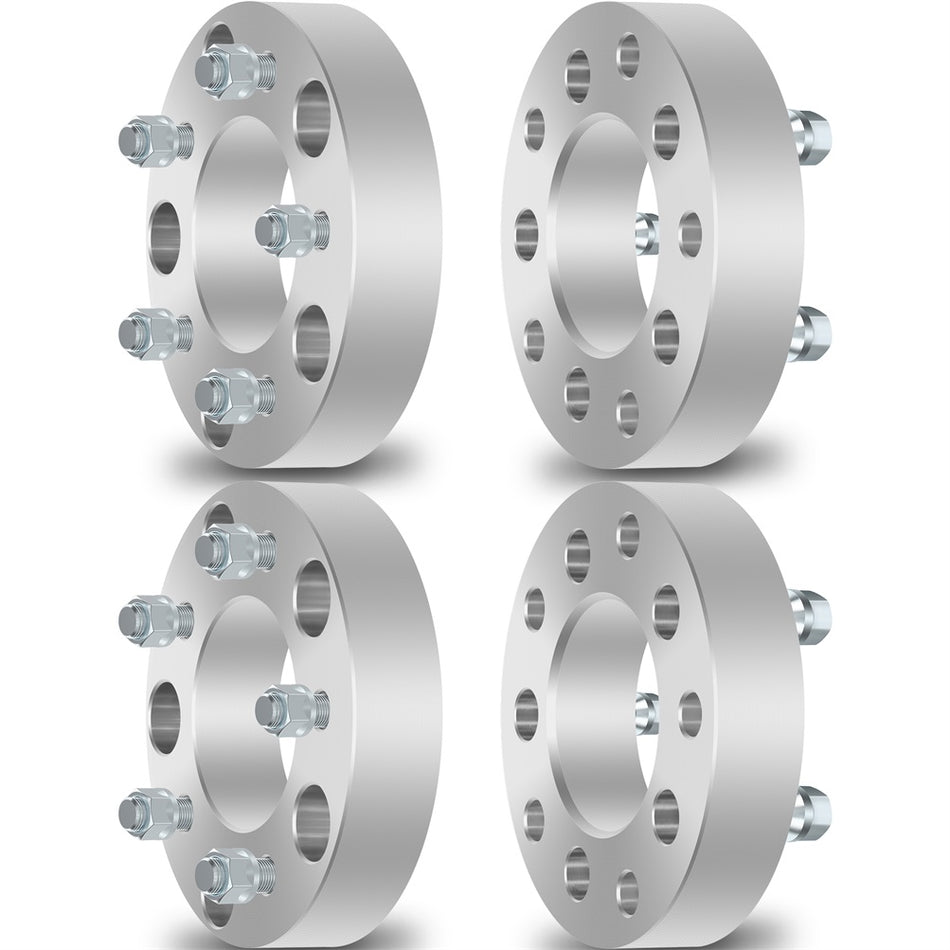 4Pcs 1.5 inch 5x5.5 to 5x5 Wheel Spacers Adapter For 90-93 Dodge D150 94-01 Dodge Ram 1500
