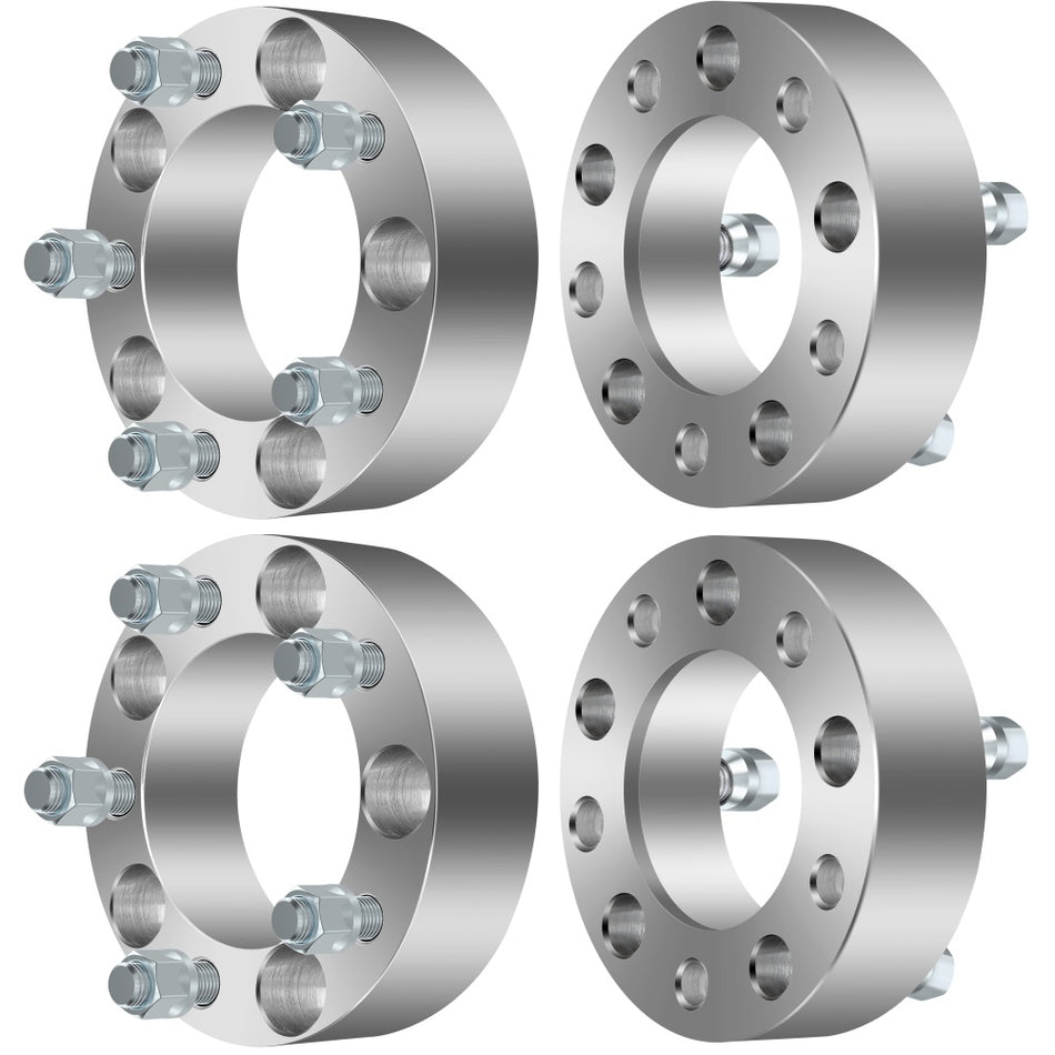 4Pcs 2 inch 50mm Thick 5x5.5 5x139.7mm Wheel Spacers For 04-09 Dodge Durango 06-09 Mitsubishi Raider