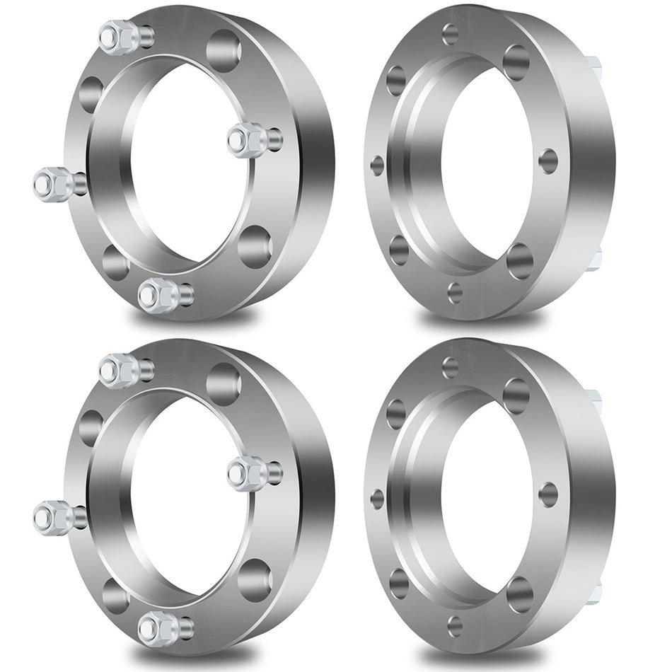 4Pc 1.5 inch Thick Atv 4/156 Wheel Spacers 3/8 inch Studs For 2008-2012 Polaris RZR 800