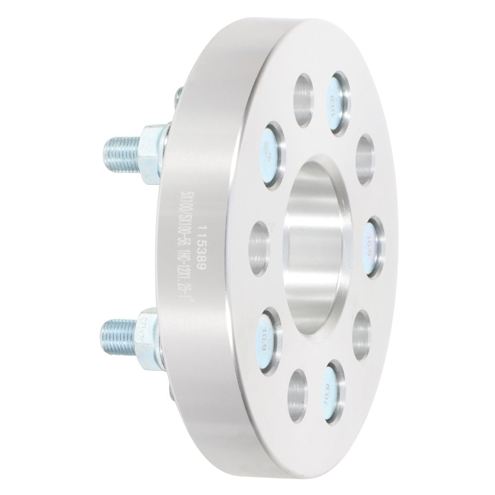 4Pcs 1 inch 25mm Thick 5x100 12x1.25 Wheel Spacers For 13-20 Subaru BRZ 16-22 Subaru Crosstrek Only for Auto