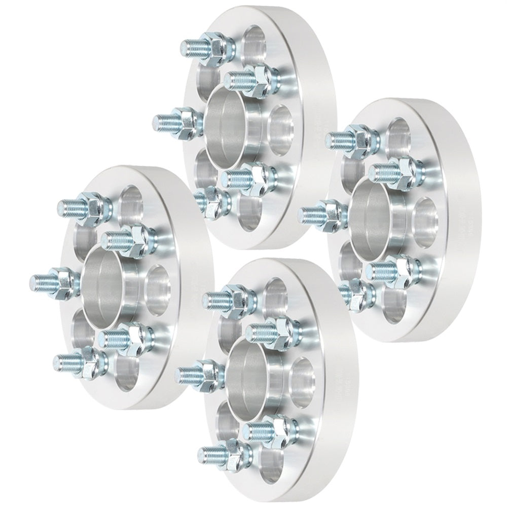 4Pcs 1 inch 25mm Thick 5x100 12x1.25 Wheel Spacers For 13-20 Subaru BRZ 16-22 Subaru Crosstrek Only for Auto