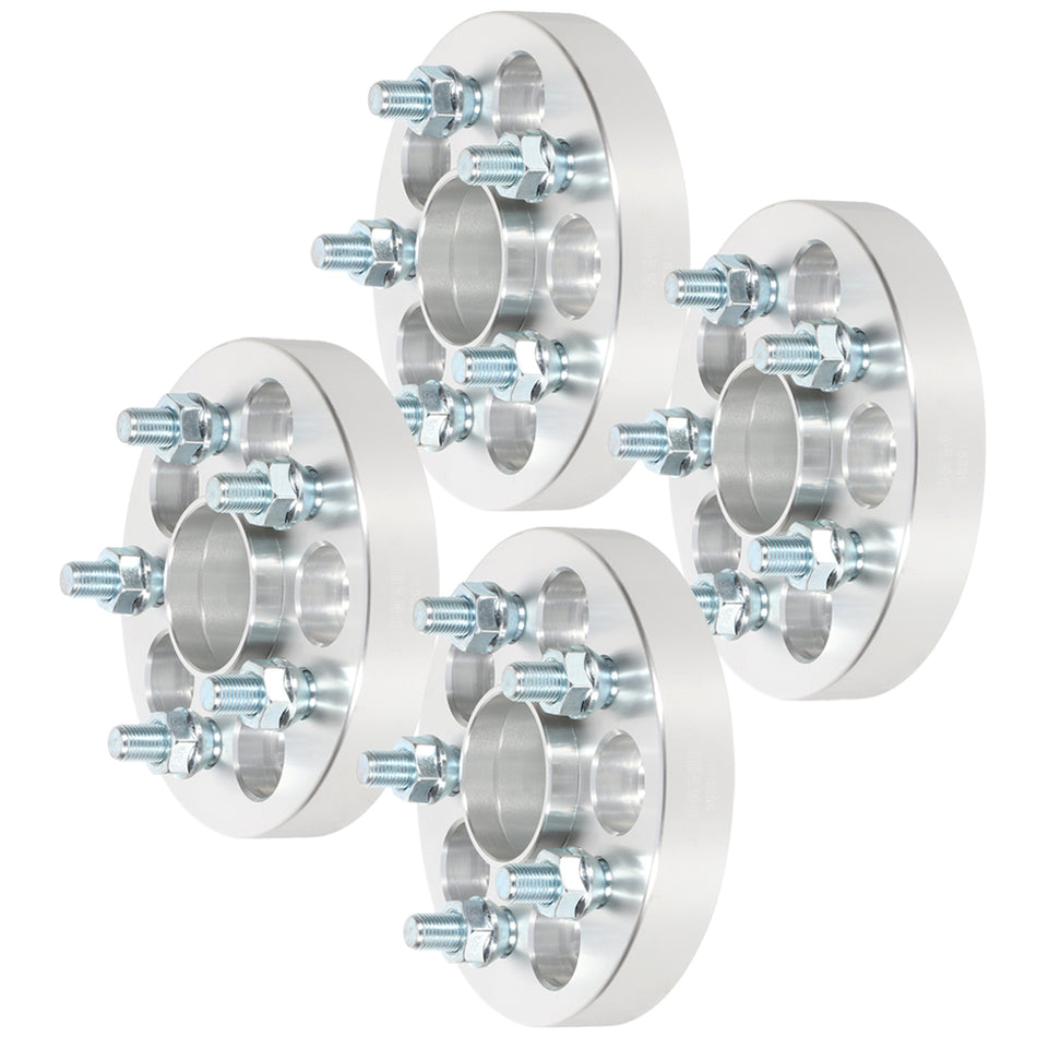 4Pcs 1 inch 5x100 5 Lug Wheel Spacers For 98-16 Subaru Forester 96-13 Subaru Impreza