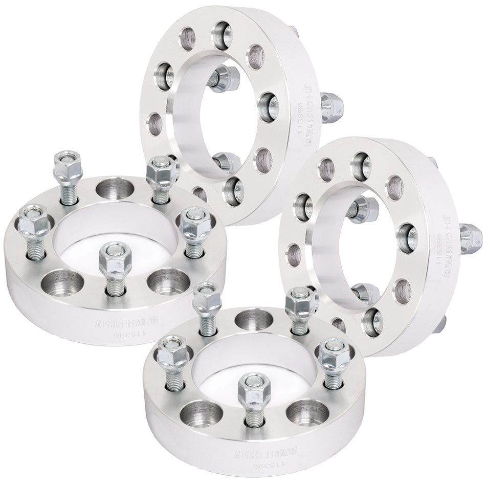 4Pcs 1.25 inch Adapters 5x4.75 to 5x4.5 Wheel Spacers For 87-05 Chevrolet Blazer 84-19 Chevrolet Corvette
