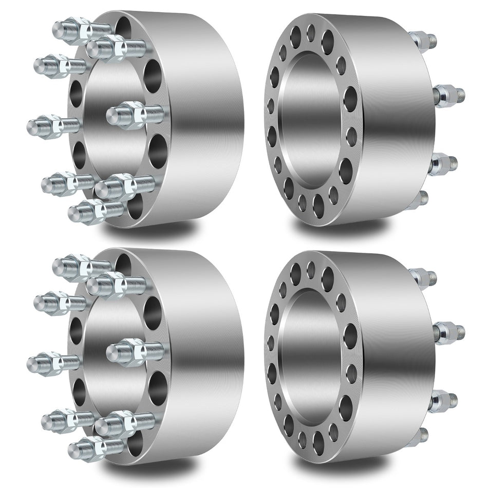 4Pcs 8x6.5 inch 8 Lugs Wheel Spacers For 94-10 Dodge Ram 2500 87-96 Ford F250