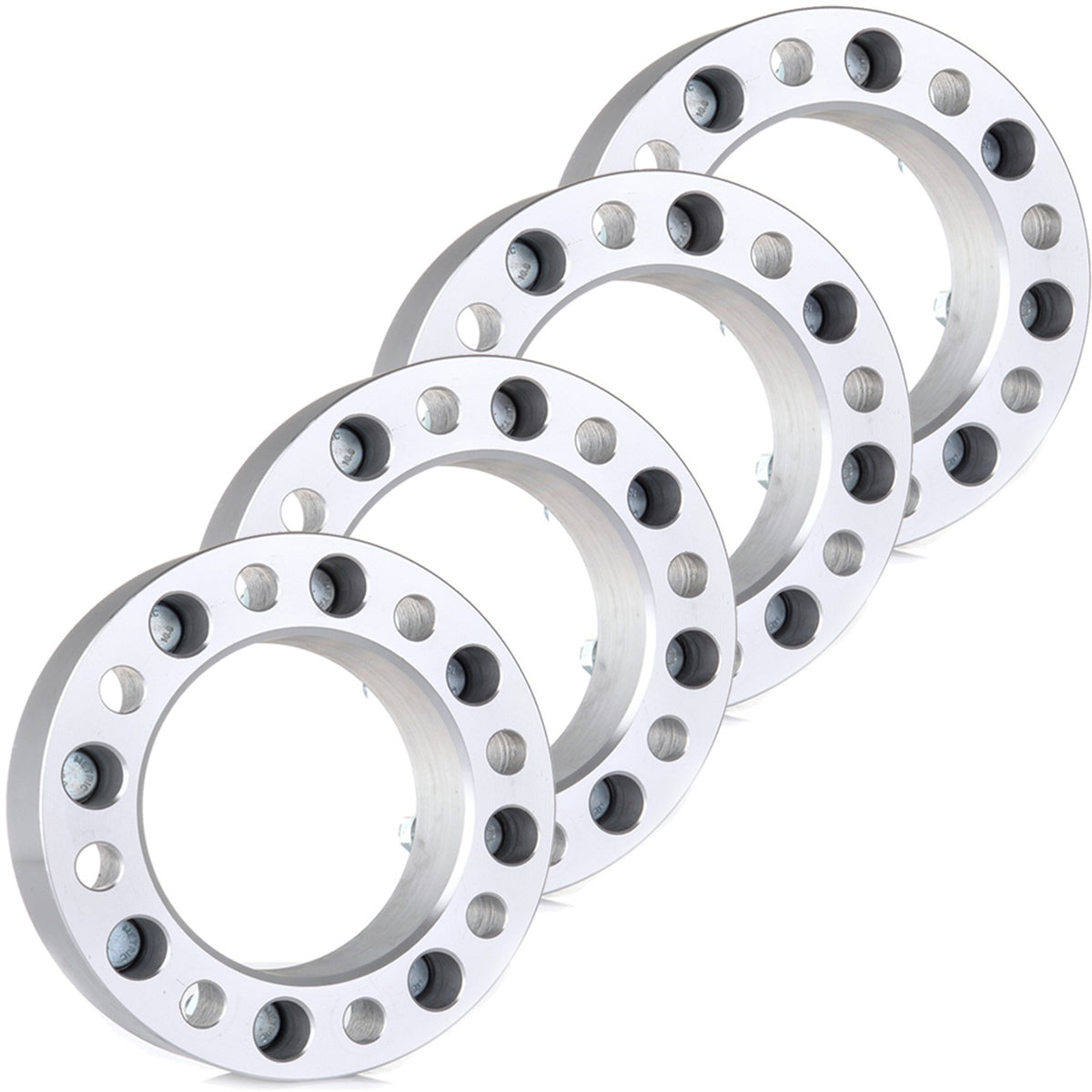 4Pcs 2 inch Thick 8x6.5 14x1.5 Wheel Spacers For 07-10 Chevrolet Silverado 3500 HD 13-14 Nissan NV1500 Only for Auto
