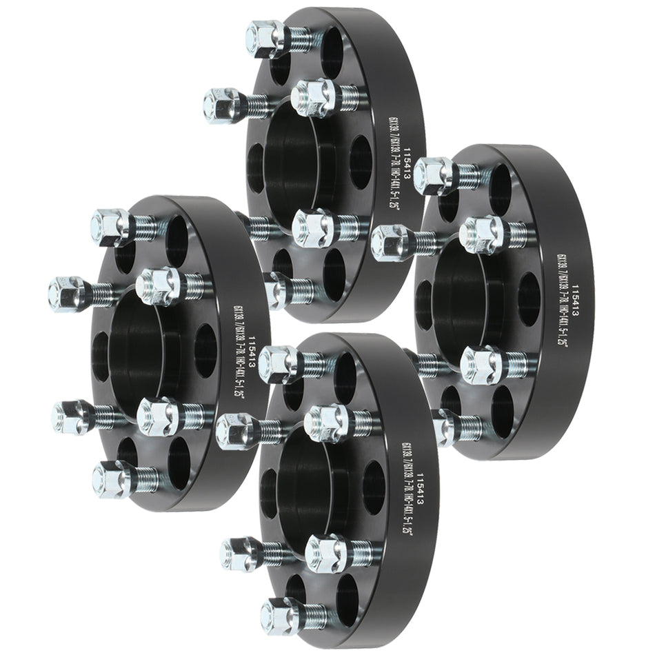 4Pcs 1.25 inch 6x5.5 6 Lug Wheel Spacers For 07-13 Chevrolet Avalanche 96-99 Chevrolet C1500
