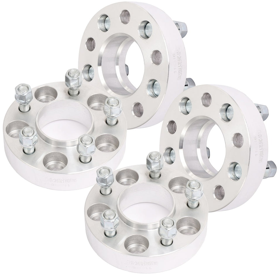 4Pcs 1.25 inch Thick Hubcentric 5x4.5 Wheel Spacers For 07-10 Ford Edge 91-10 Ford Explorer