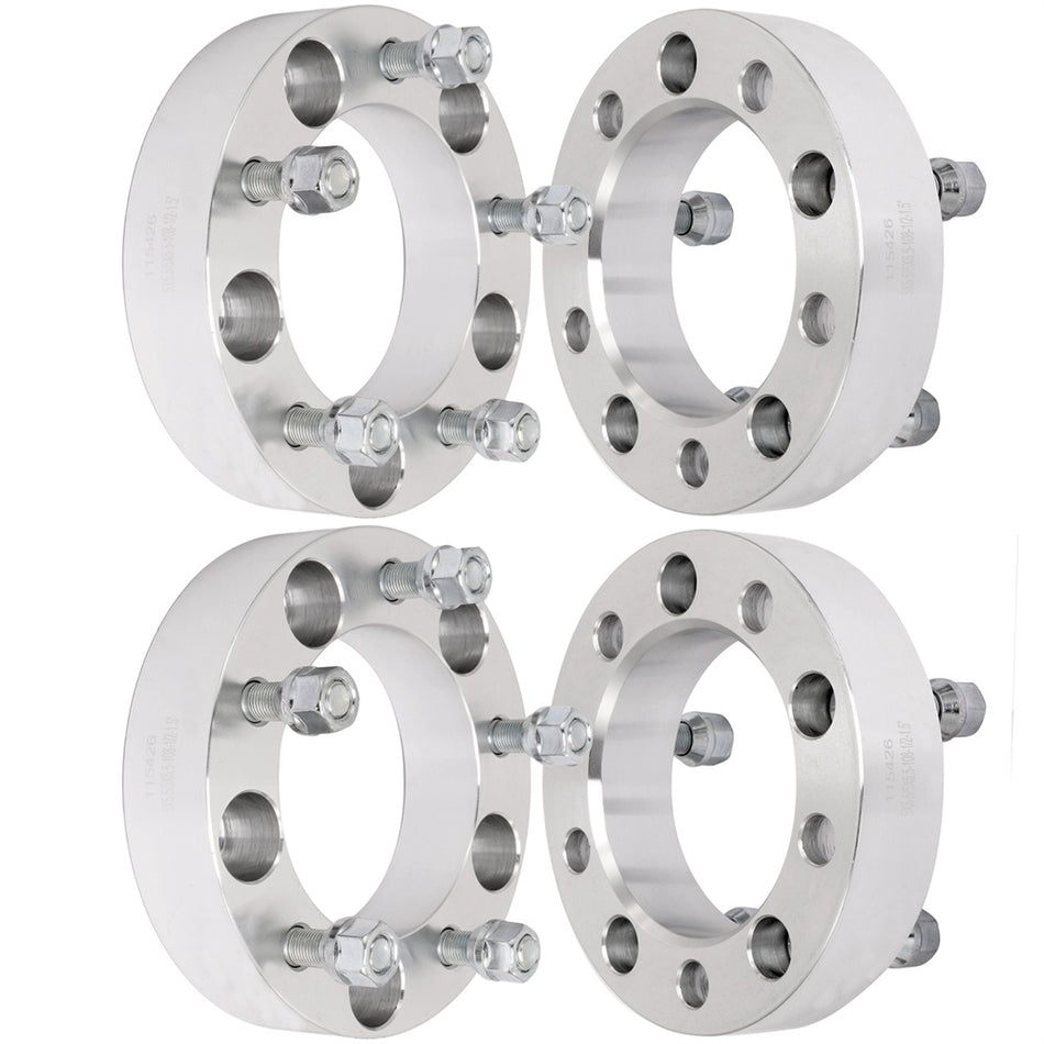 4Pcs 1.5 inch 5x5.5 5x139.7 Wheel Spacers Adapters For74-93 Dodge Ramcharger 66-96 Ford Bronco