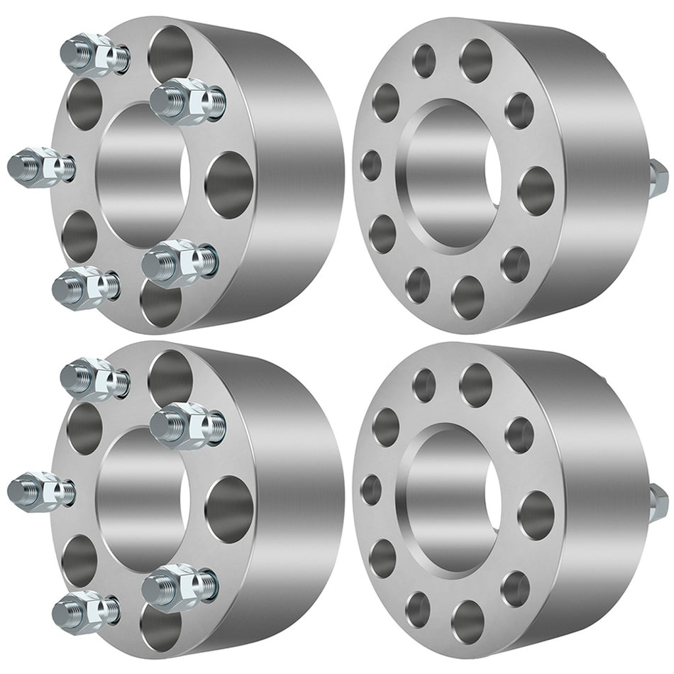 4X 2.5 inch Wheel Spacers 5x4.75 to 5x4.75 12x1.5 For 84-19 Chevrolet Corvette	91-04 GMC Sonoma
