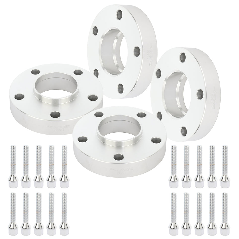 4Pcs 30mm 5x120 Hubcentric Wheel Spacers For 08-13 BMW 128i 01-06 BMW 325xI