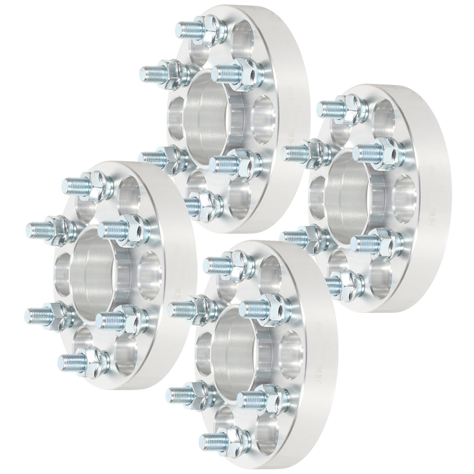 4Pcs 1 inch 25mm 6x4.5 6 Lug Wheel Spacers For 05-16 Nissan Frontier 05-14 Nissan Pathfinder