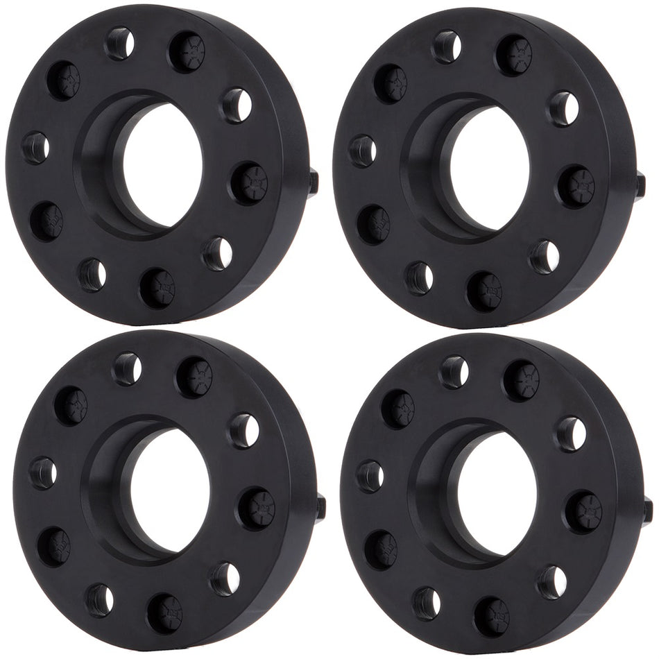 4Pcs 1.25 inch Thick Black Wheel Spacers For 99-10 Jeep Grand Cherokee 07-18 Jeep Wrangler