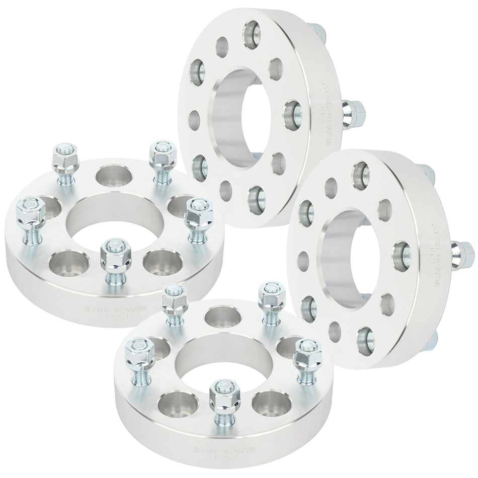 4Pcs 1.25inch Wheel Spacers Adapters 5x4.5 to 5x5 For 97-00 Acura Integra 03-04 Chrysler 300m