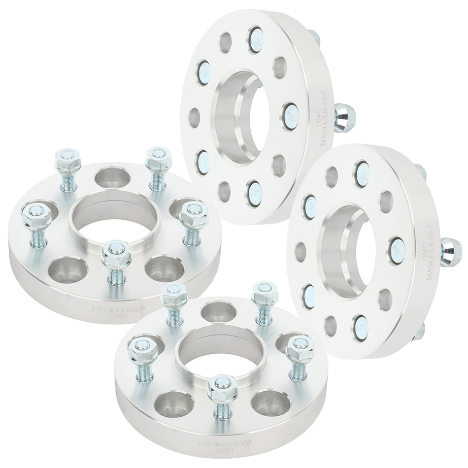 4X 1 inch 25mm 5x4.75 7/16 inch Studs Hubcentric Wheel Spacers fits 74-75 Buick Apollo 71-79 Chevrolet Nova