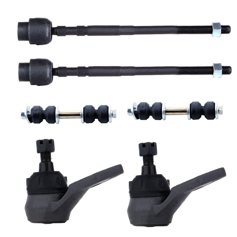 Steering 6PCS Ball Joint Tie Rod Sway Bar Parts Fits 1992-1996 OLDSMOBILE 88 98