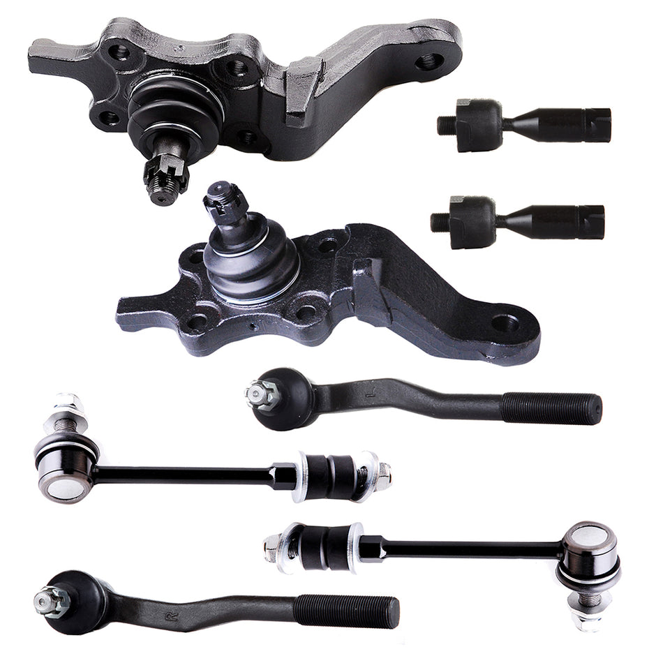 Suspension 8 Sway Bar Ball Joint Tie Rod End Kit For 1996-2002 Toyota 4Runner V6