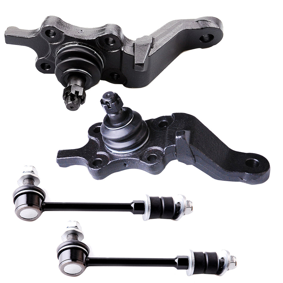 4pc Lower Ball Joint Front Sway Bar Kit For 1996-2001 2002 Toyota 4Runner V6 New