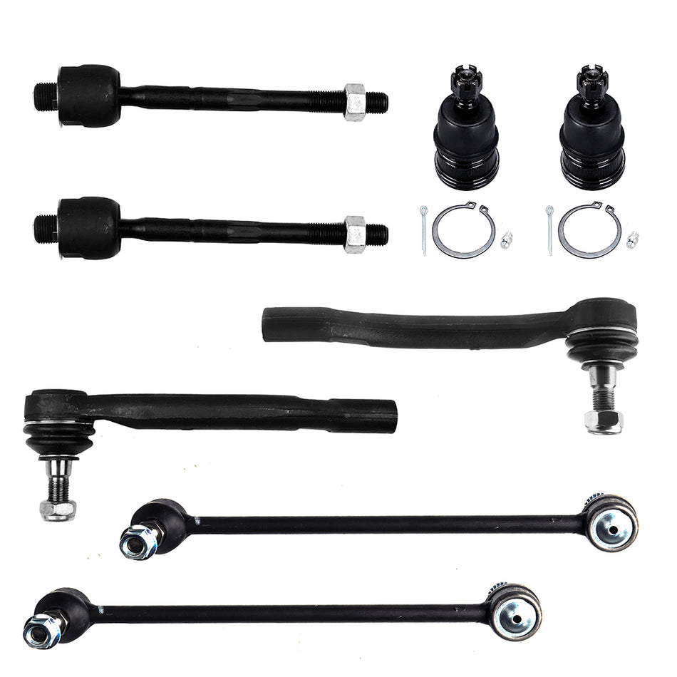 Lower Ball Joints Tie Rod End Sway Bar 01-06 Acura MDX 03-08 Honda Pilot