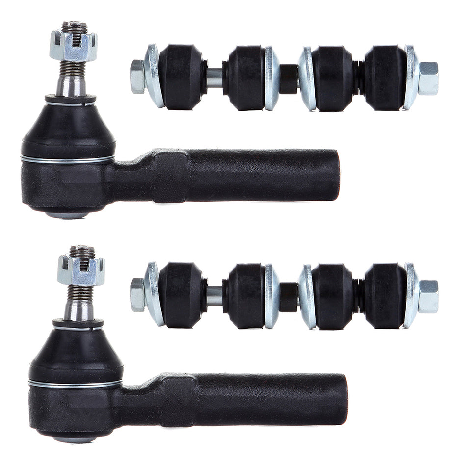 Suspension 2 Outer Tie Rod 2 Stabilizer / Sway Bar For 01-10 Chrysler PT Cruiser