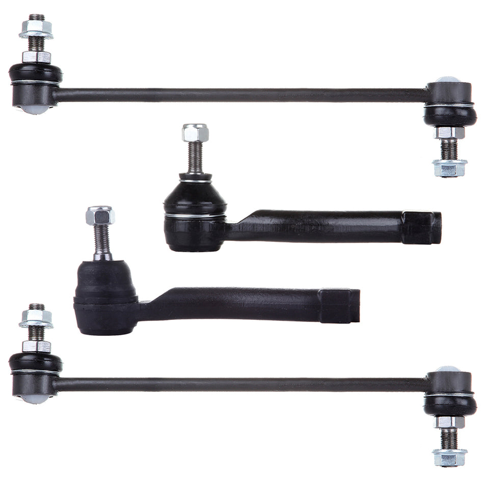 07-12 Nissan Sentra Front Sway Bar Outer Tie Rod Suspension Kit