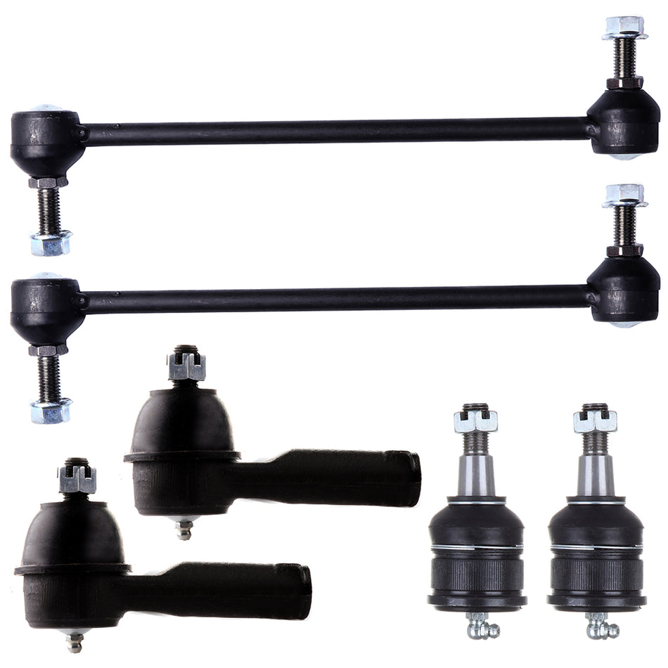 1999-2004 Honda Odyssey Front Tie Rod Ball Joint Sway Bar Link Suspension Kit