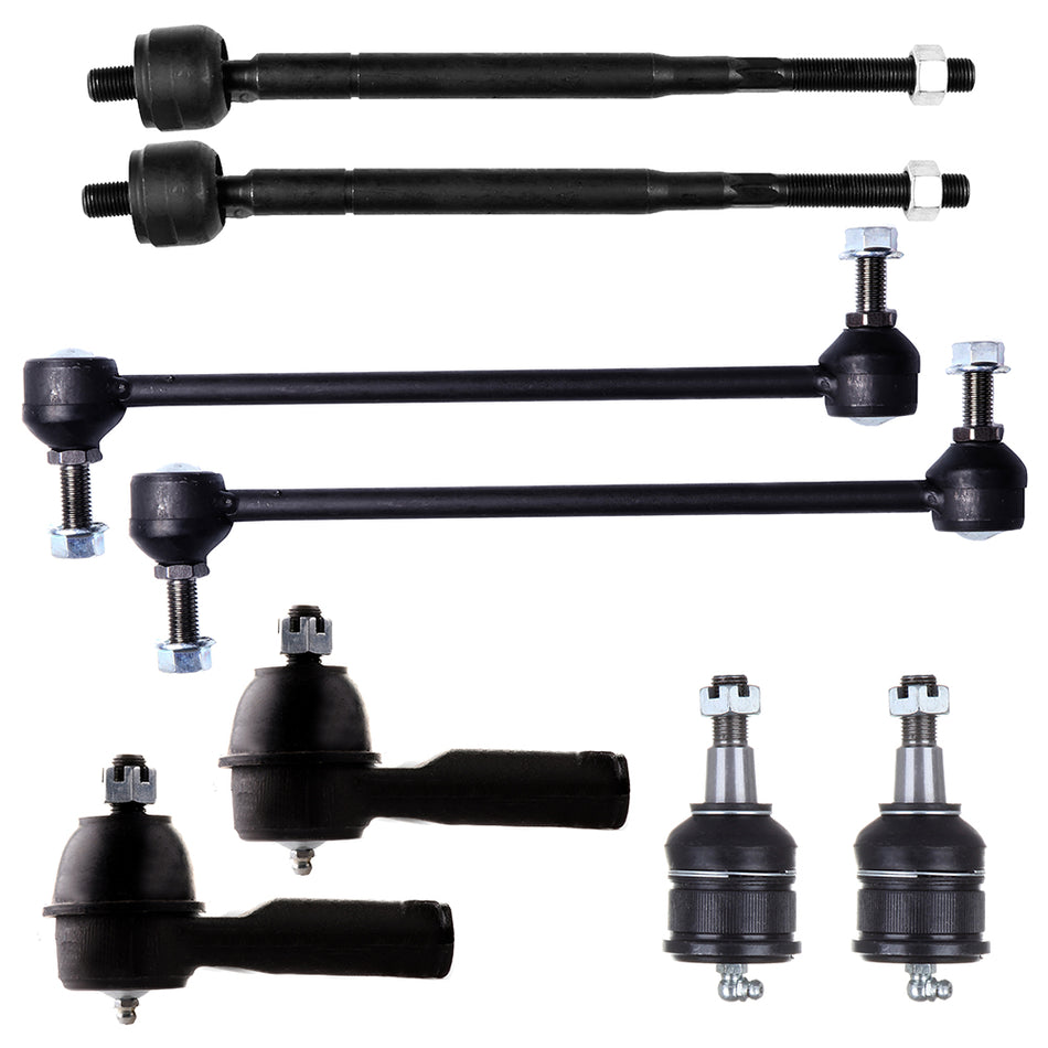 Fits 1999-2001 Honda Odyssey Steering 8PCS Inner Outer Tie Rod Ball Joint Kit