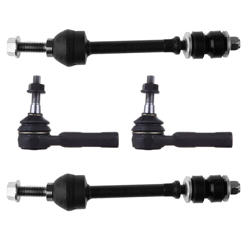 Sway Bars Outer Tie Rod Links Parts Fits 05-09 Dodge Dakota 06-09 Mitsubishi Raider