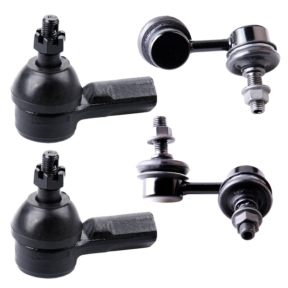 Front Outer Tie Rod Sway Bar Kit For 2001-2005 Acura EL Honda Civic 4Pcs