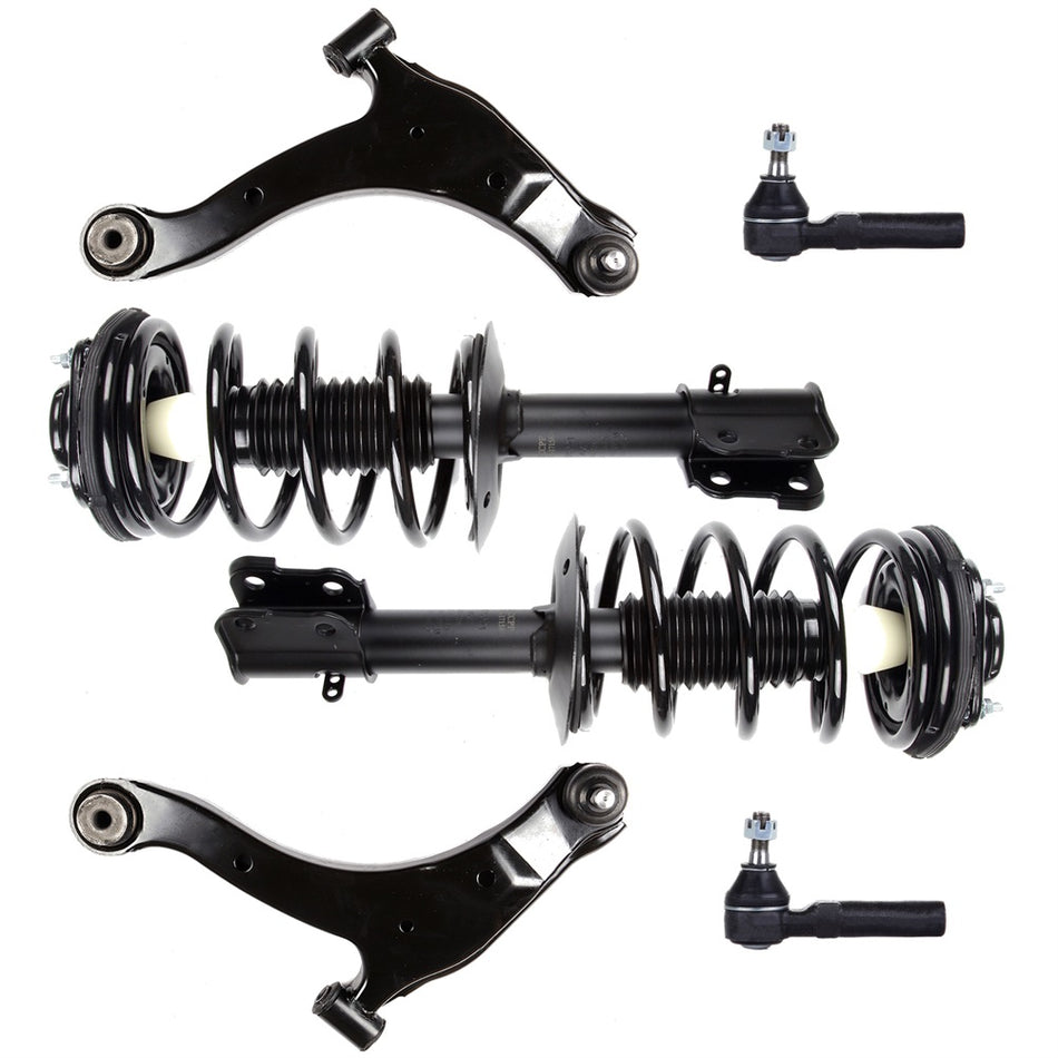 4pc Front Quick Strut lower Control Arm Tie Rod For Chrysler Dodge Plymouth Neon