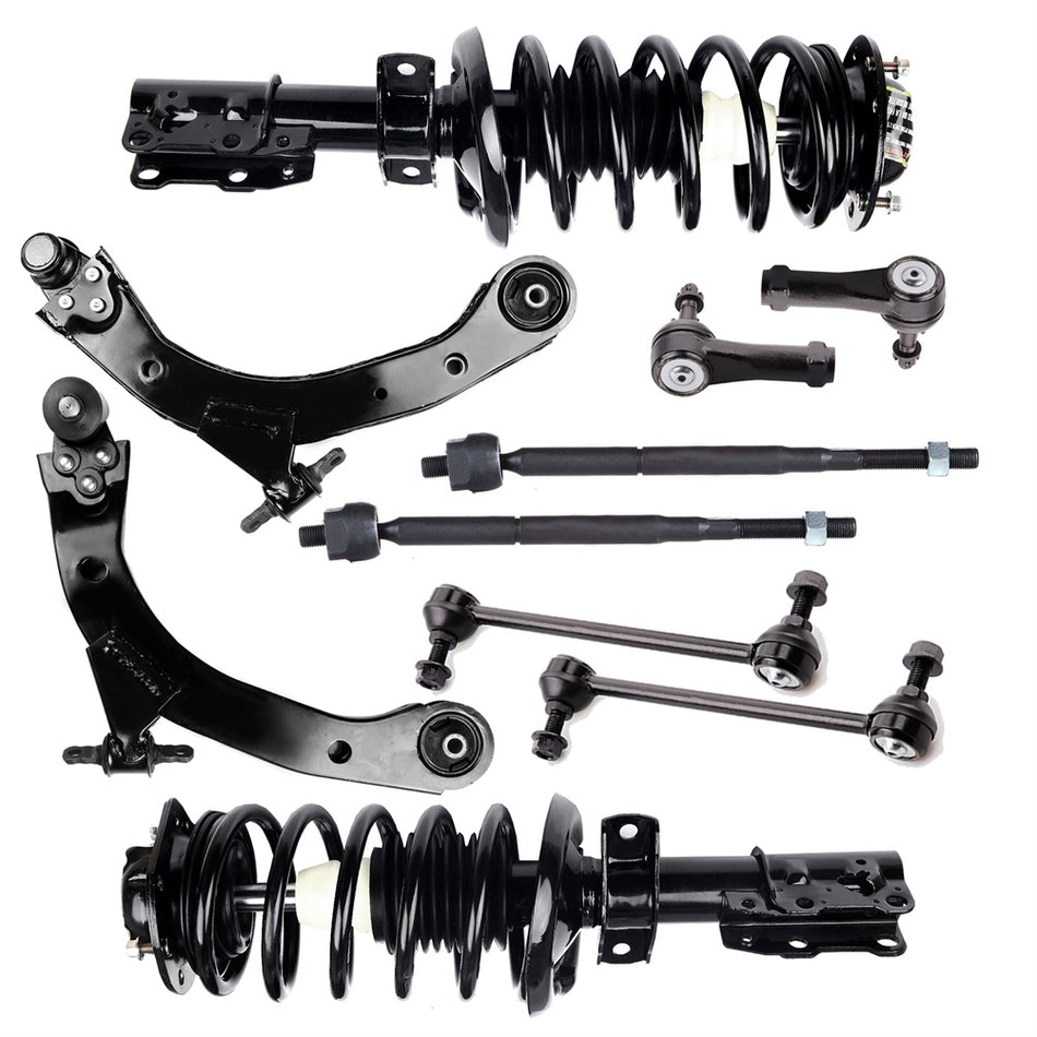 Front Strut Control Arm Tie Rod Sway Bar Fits 2005-2010 Chevrolet Cobalt HHR