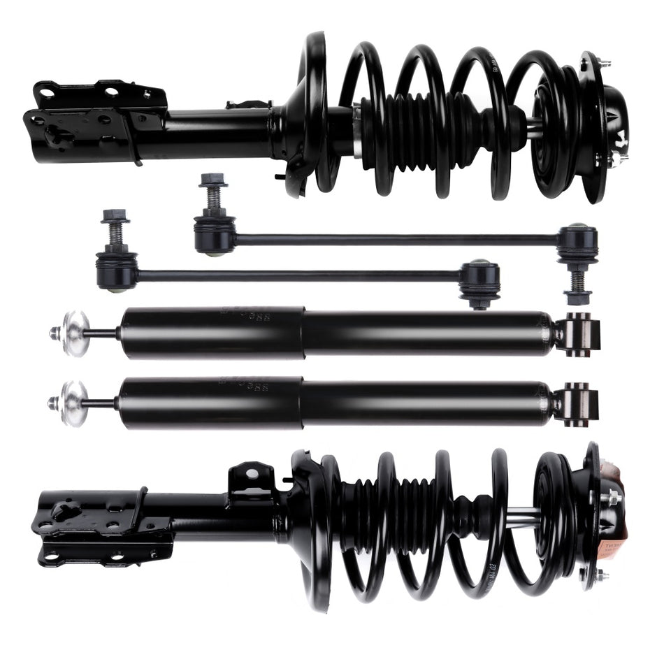 6pc Front Struts Rear Shocks Sway Bar End Link For 2007-2009 Saturn Aura