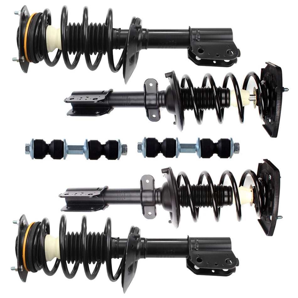 6pc Front Rear Complete Struts Sway Bar Links For 97-05 Century Regal Grand Prix