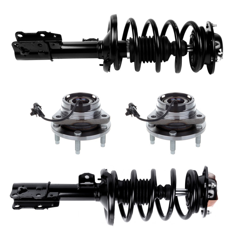 For 2005-2010 Pontiac G6 Front Complete Struts and and and Front Wheel Hub Assemblies