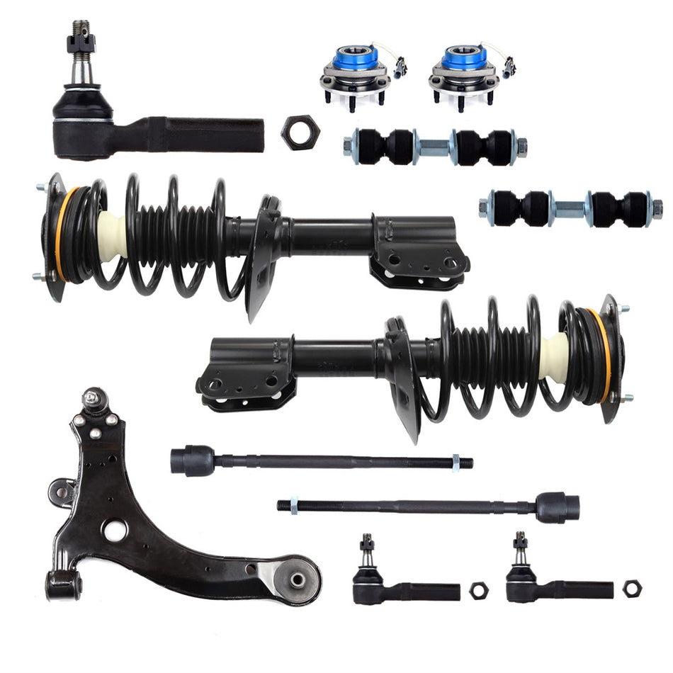 12pc Front Complete Struts & Suspension Kit for Chevy Impala Monte Carlo - FWD