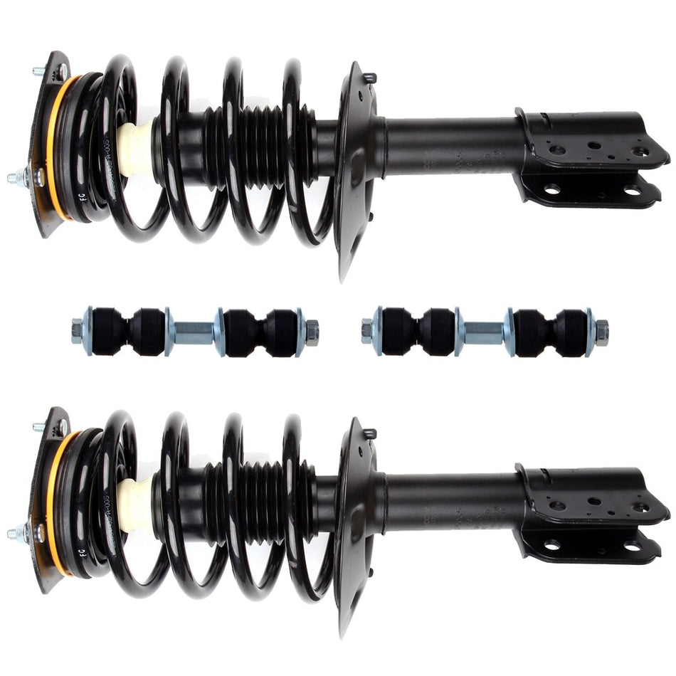 4Pc Front Strut &Sway Bar Kit For 2002 2003 2004 2005 2006 2007 Rendezvous Aztek