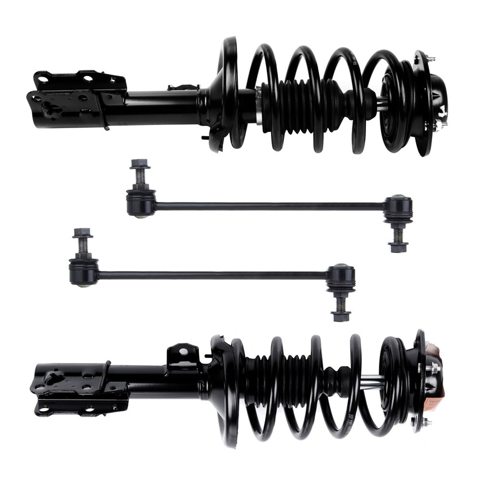 2 Front Complete Struts and and and Sway Bar Link Fits 2004-2012 Chevy Malibu Pontiac G6
