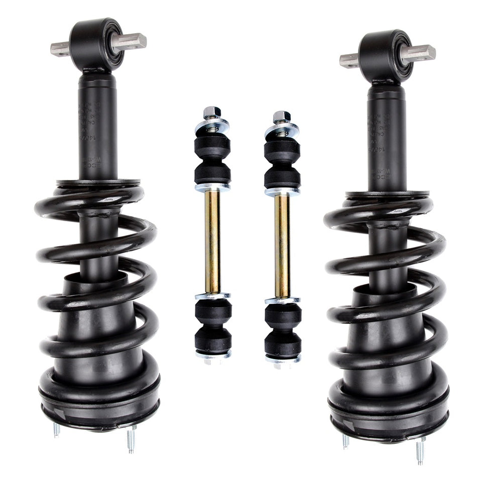 4pc Front Complete Struts Sway Bar Link Fits 2007-2013 Silverado Sierra 1500