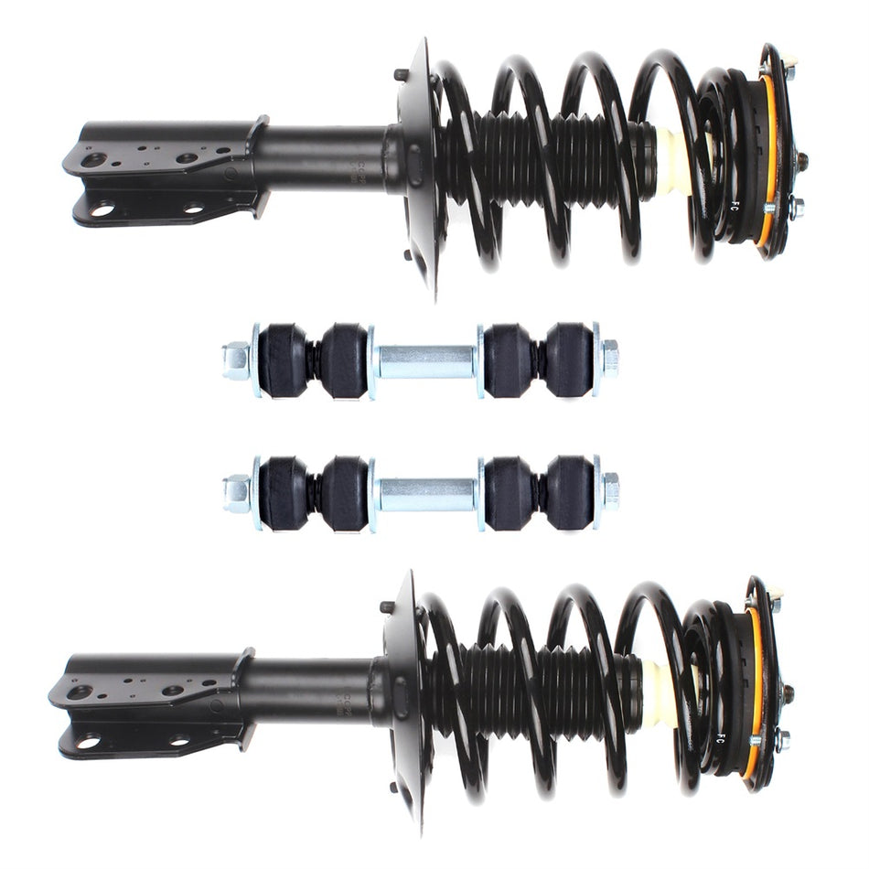4pc Front Complete Struts Sway Bar Links Fits Buick Cadillac Oldsmobile Pontiac