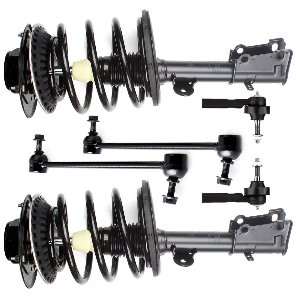 Front Strut Assembly Sway Bar Links Outer Tie Rod Fits Chrysler Dodge 2001-2007