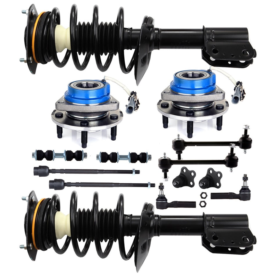 14pc Front Complete Strut Assembly & Suspension Kit For Buick Chevy