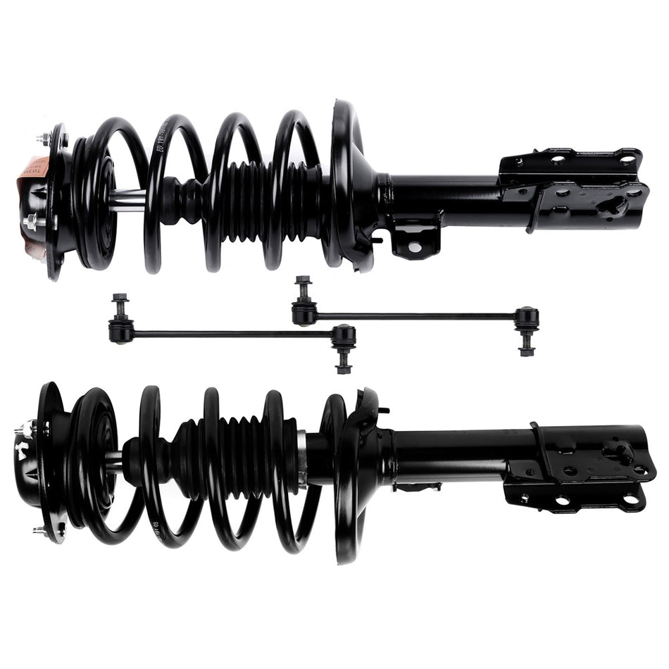 Fits Chevy Malibu Pontiac G6 Saturn Front Strut Coil Spring Sway Bar Link Kit