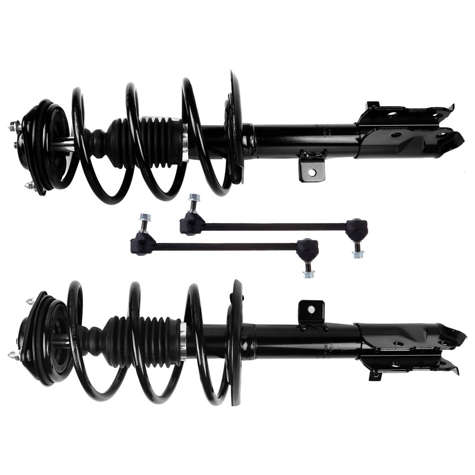 4pc Front Strut Assembly Sway Bar Kit Fits Jeep Patriot Compass 2007-2017