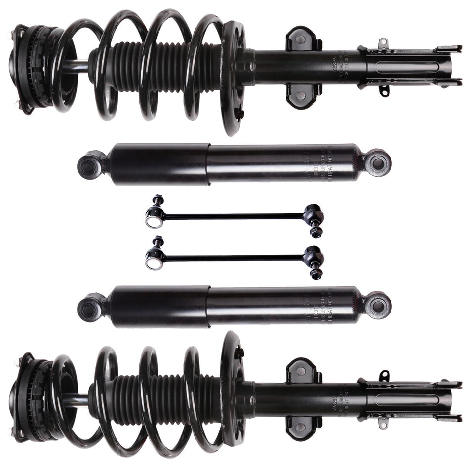 Front Strut Sway Bar Rear Shock Fits Dodge Grand Caravan Chrysler Town & Country