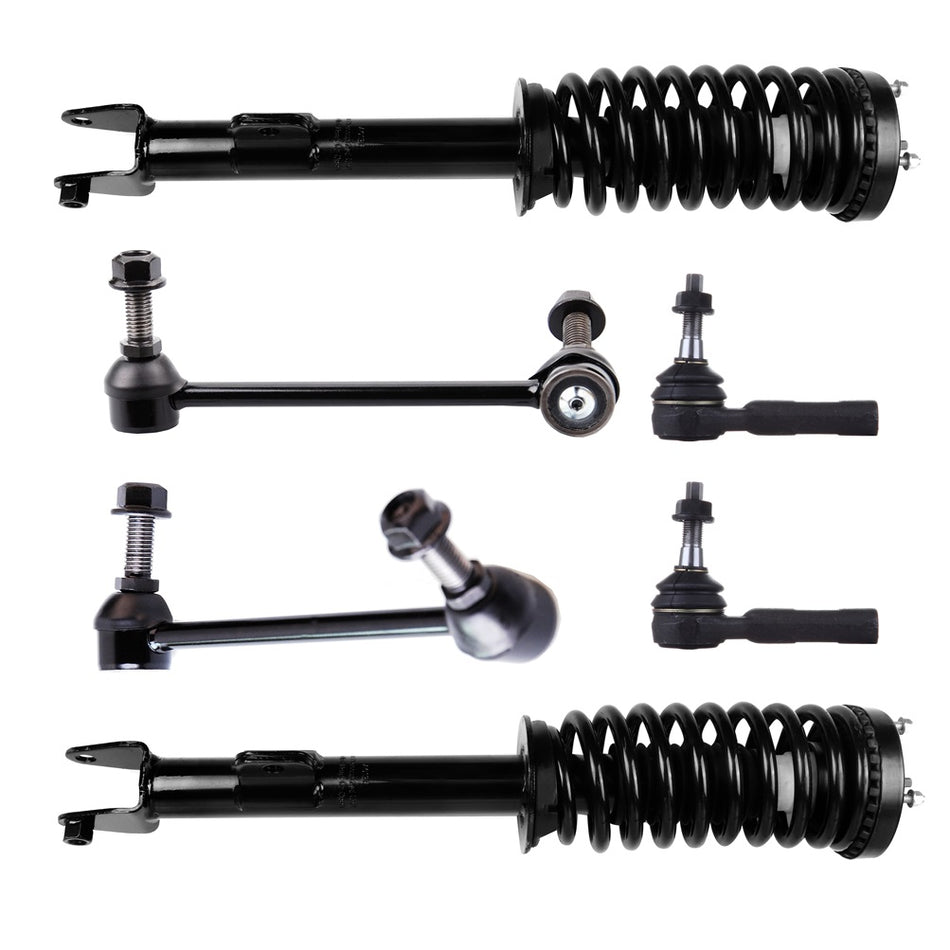 Front Strut Assembly Tie Rod Sway Bar Fits 05-10 Dodge Charger Chrysler 300 RWD