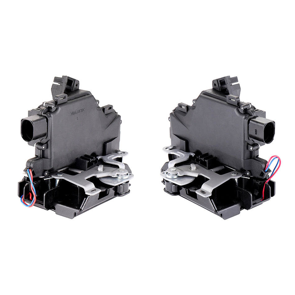 Power Door Lock Actuators 1 Pair Rear Left Right Side For VW Jetta Passat Golf