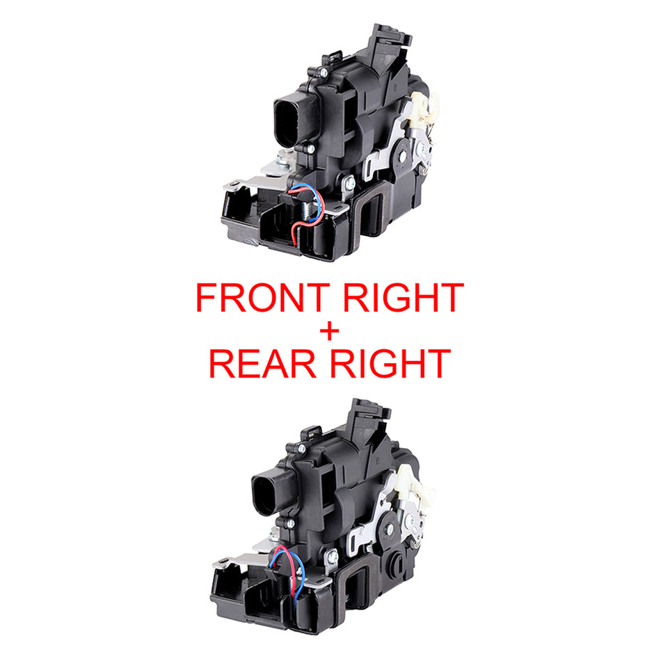 Set of 2 Power Door Lock Actuators For VW Jetta Passat Golf Front + Rear Right