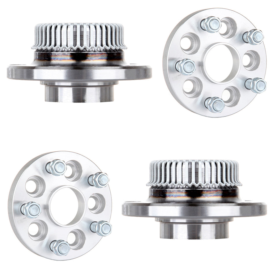 2 Rear Wheel Hub Bearing&2X 20mm Thick 5x100 5x112 14x1.5 Wheel Spacers For 00-06 Audi TT 98-10 Volkswagen Beetle