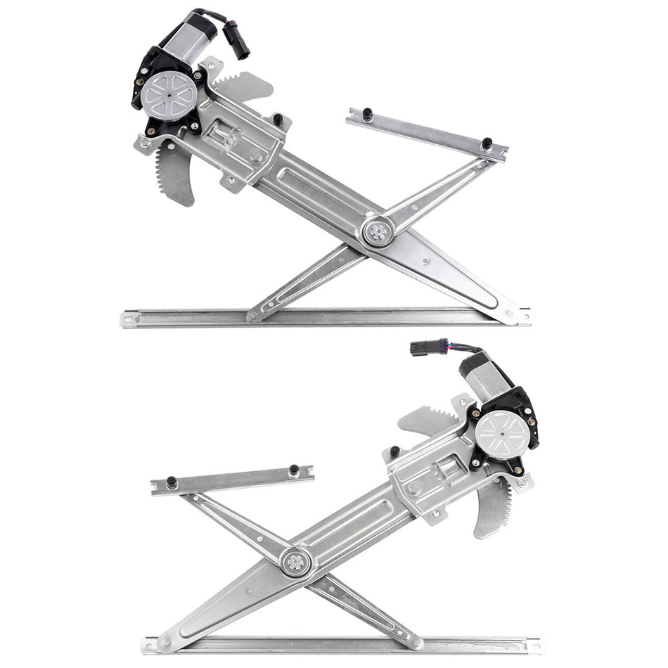 Power Window Regulator With Motor 04-12 GMC Canyon Chevrolet Colorado Front Pair